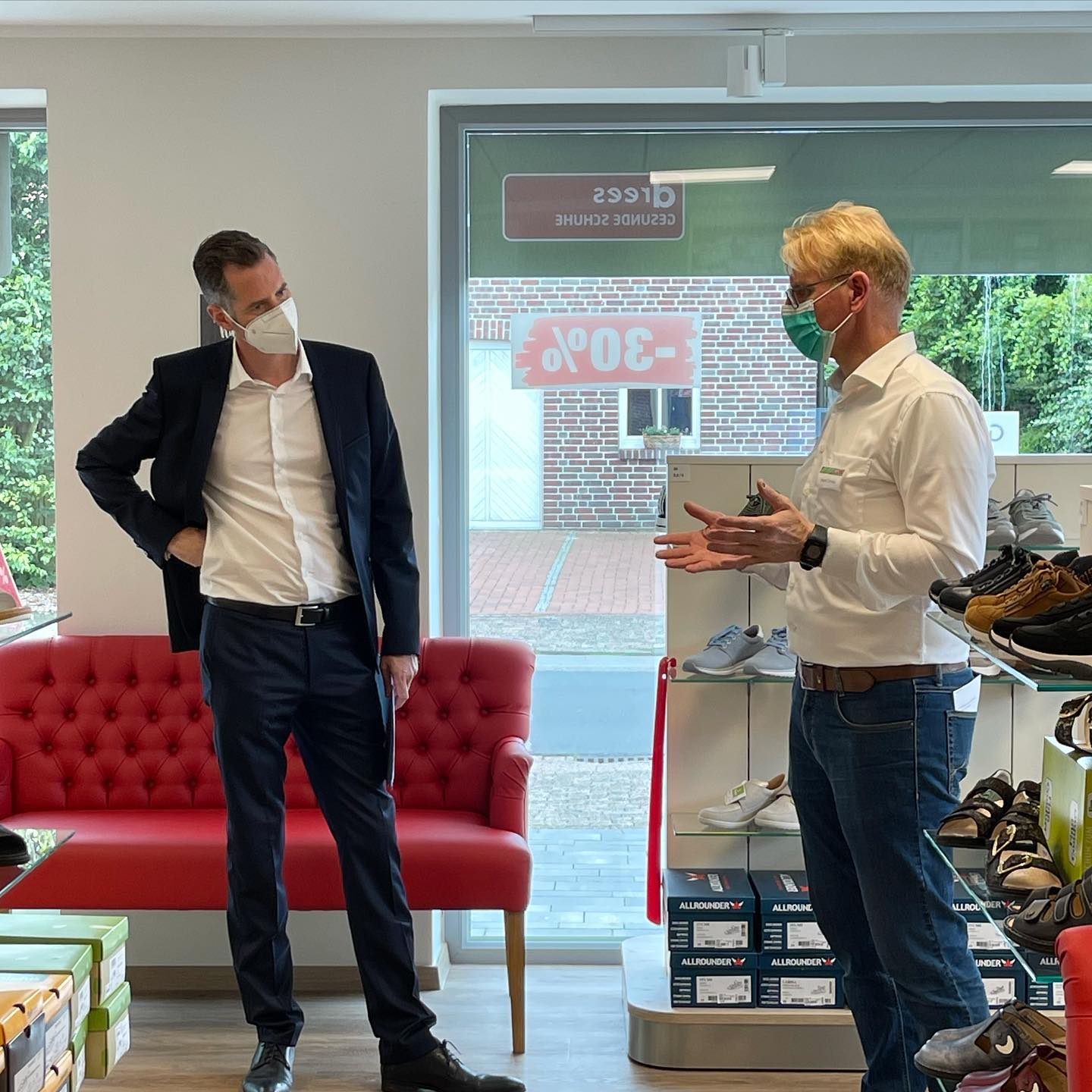 Christian Dürr, MdB und Josef Drees im Gespräch