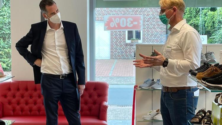 Christian Dürr, MdB und Josef Drees im Gespräch